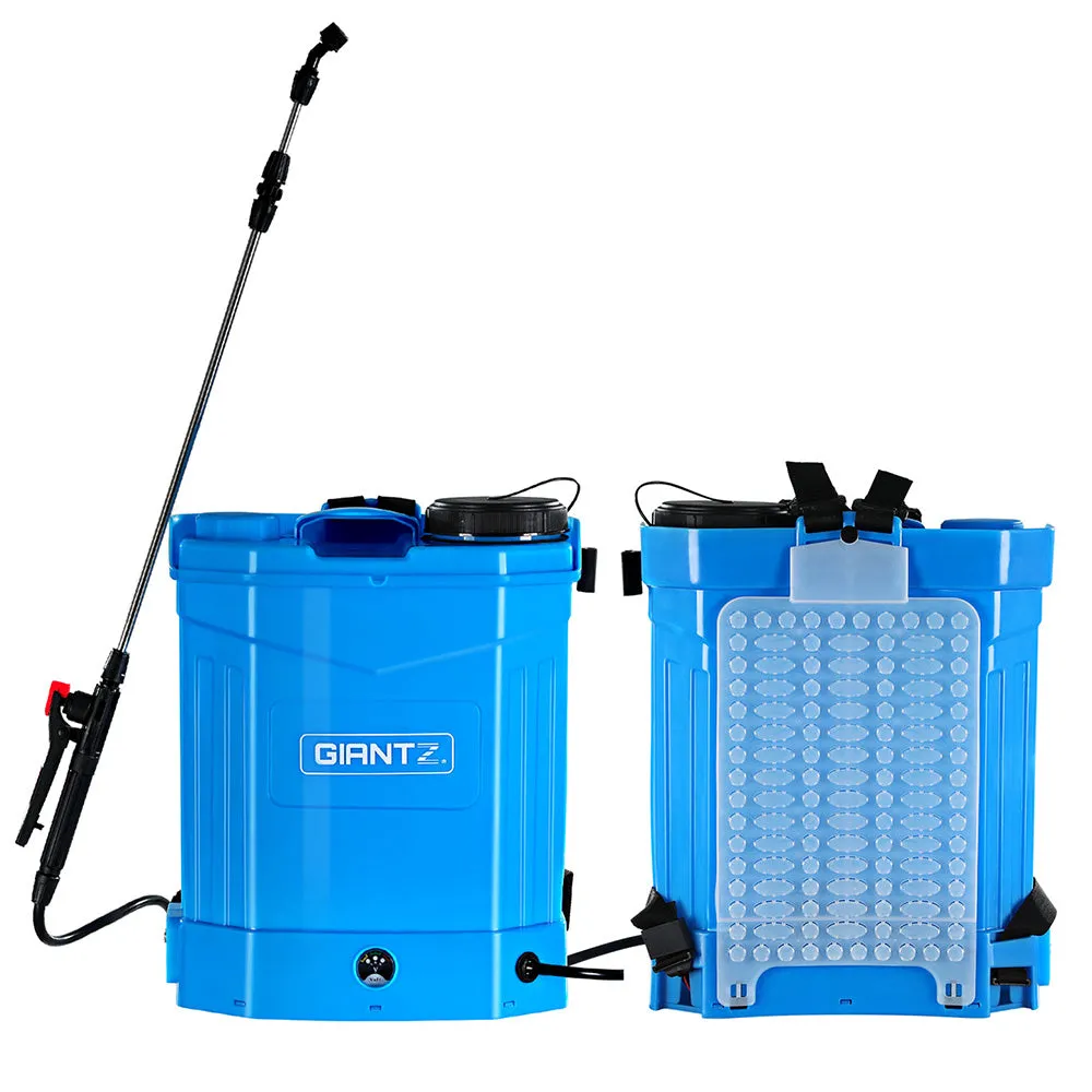 16L Electric Weed Sprayer, 4 Nozzles, Backpack - Giantz