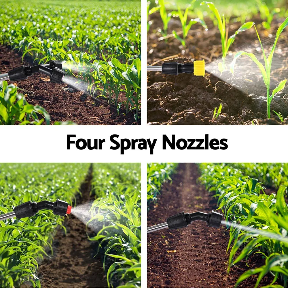 16L Electric Weed Sprayer, 4 Nozzles, Backpack - Giantz