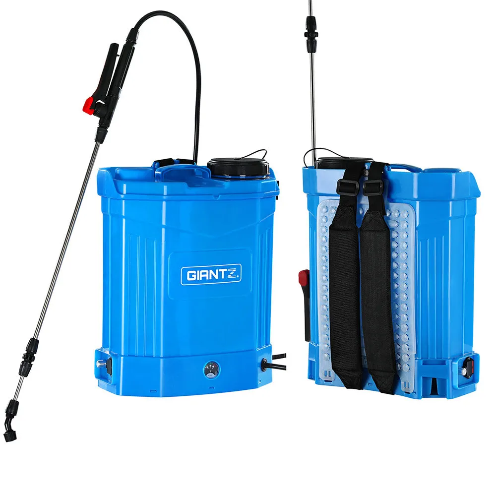 16L Electric Weed Sprayer, 4 Nozzles, Backpack - Giantz