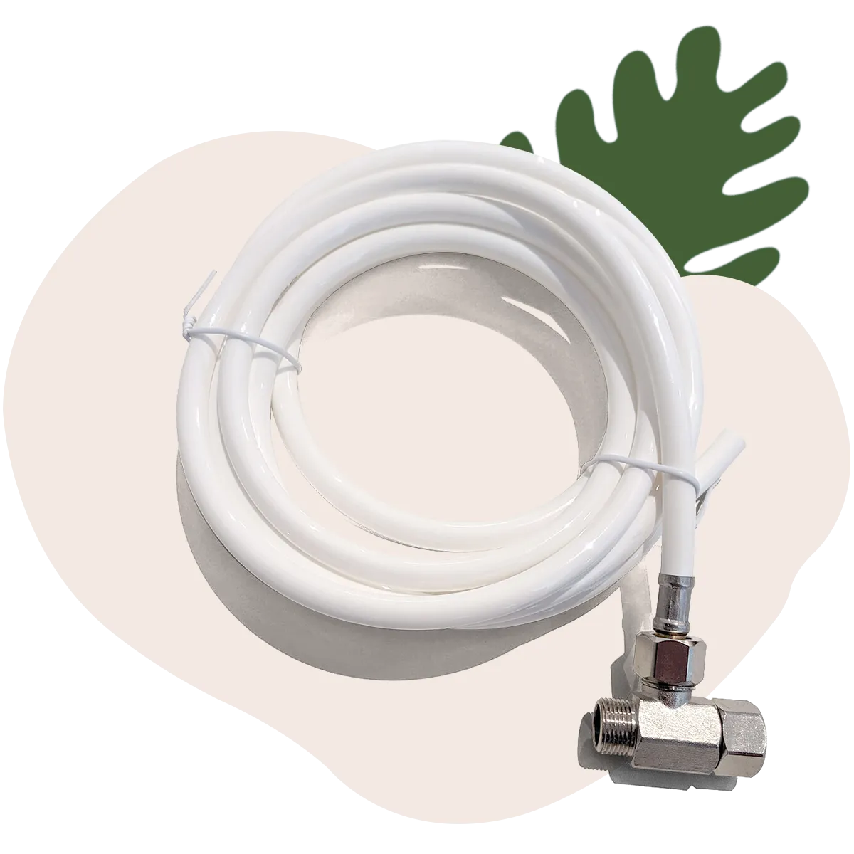 9' Polyurethane Hose with 3/8" Brass Mini Adapter