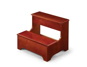 Accents : Ottomans - 2-tier Step Stool With Hidden Storage Warm Brown