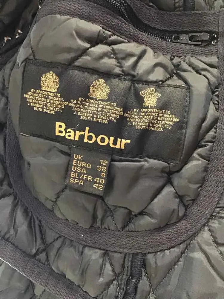 Barbour Black Size 8 Vest
