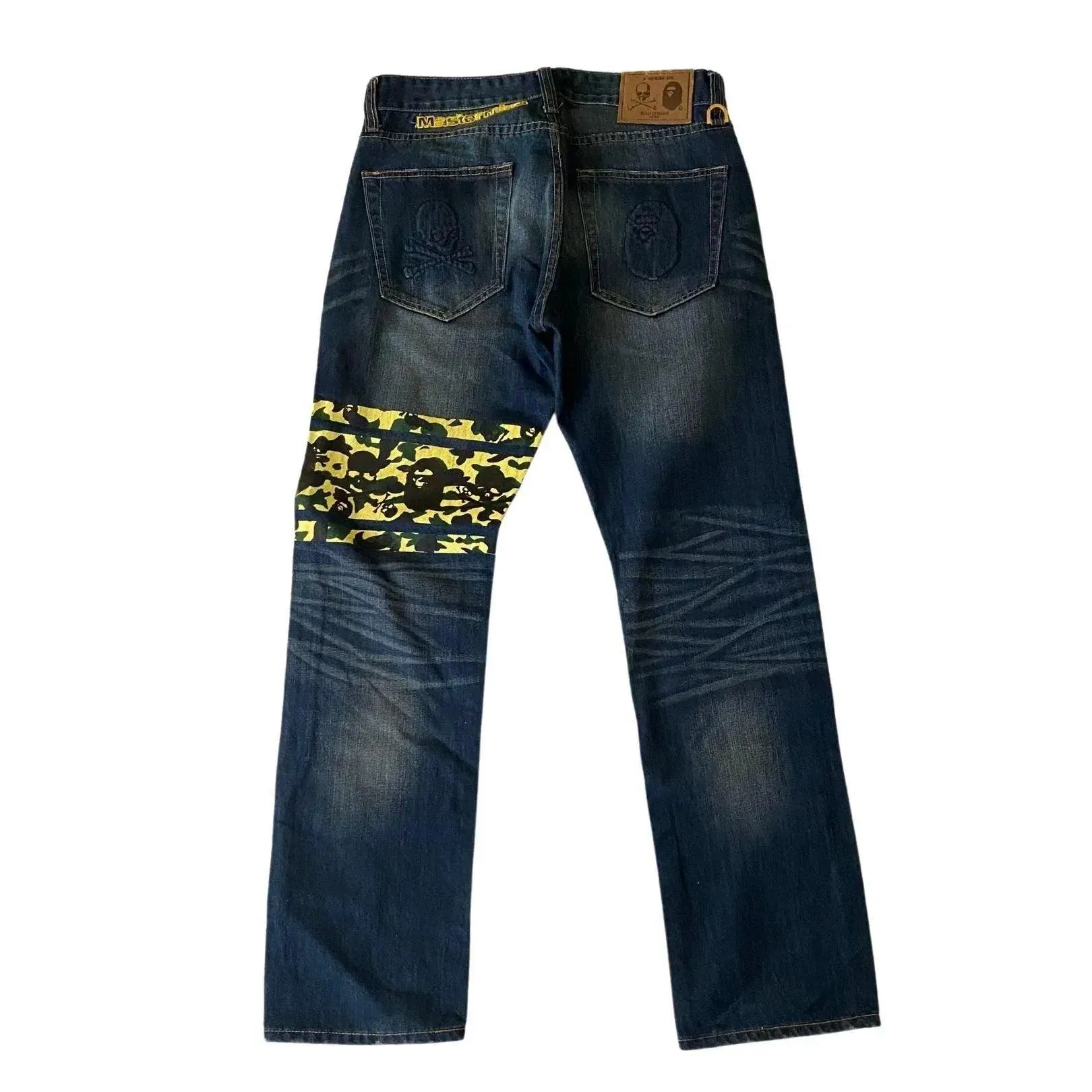 BATHING APE MASTERMIND JAPAN COLLAB JEAN