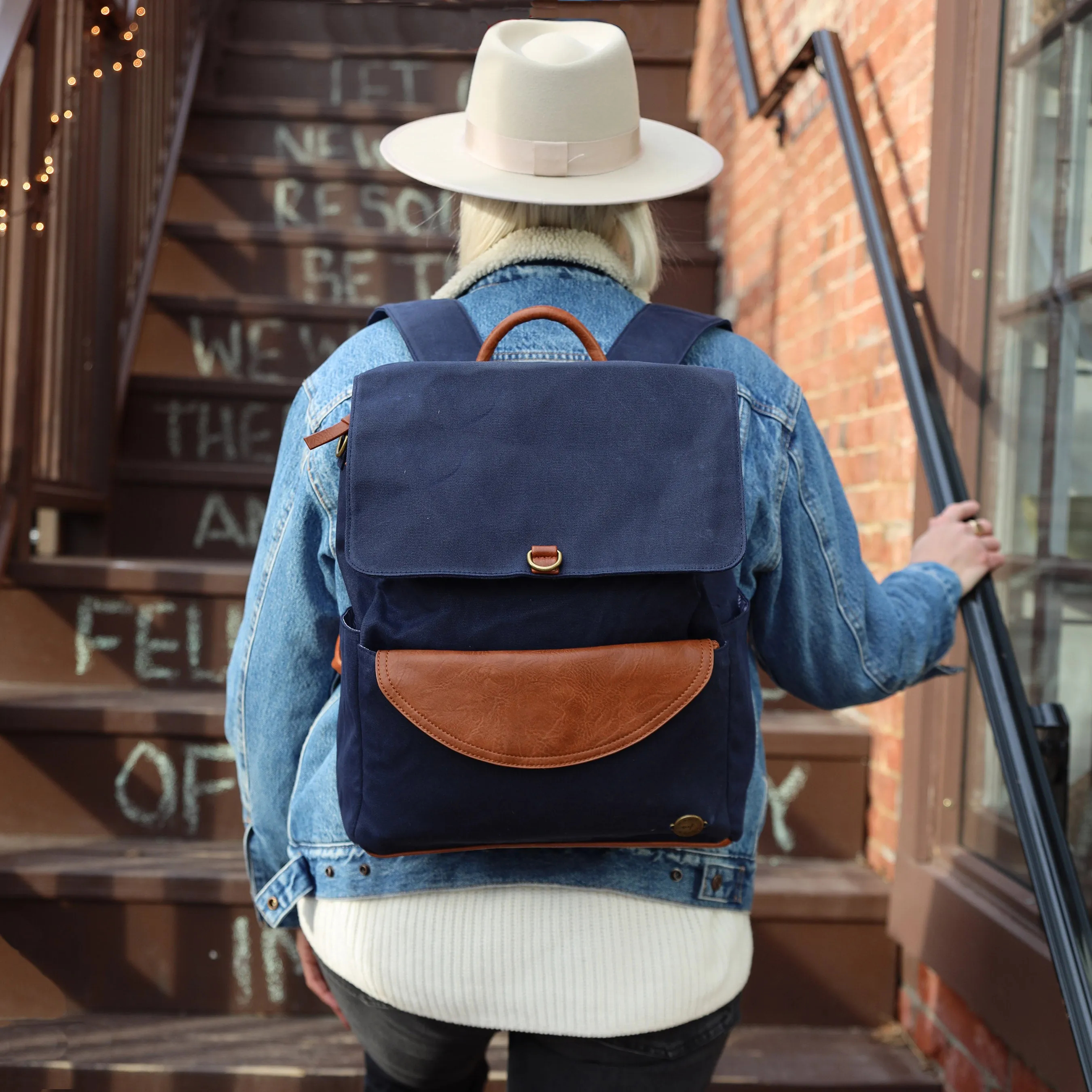 Blue Canvas Backpack: Your Ideal Companion for Every Adventure