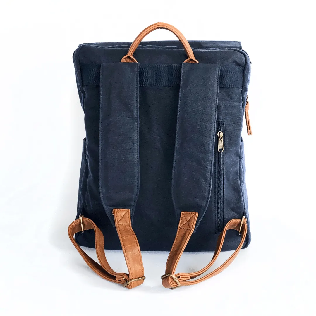 Blue Canvas Backpack: Your Ideal Companion for Every Adventure