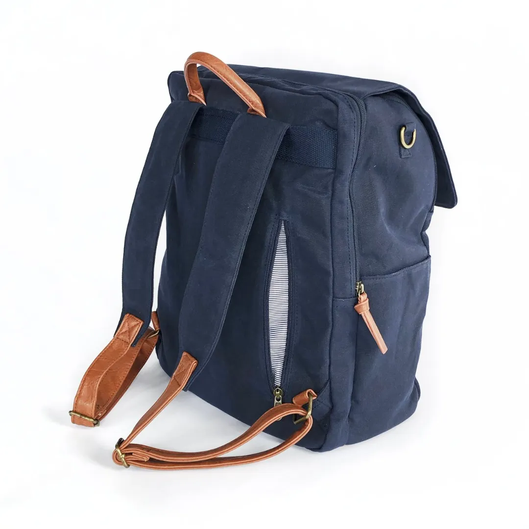Blue Canvas Backpack: Your Ideal Companion for Every Adventure