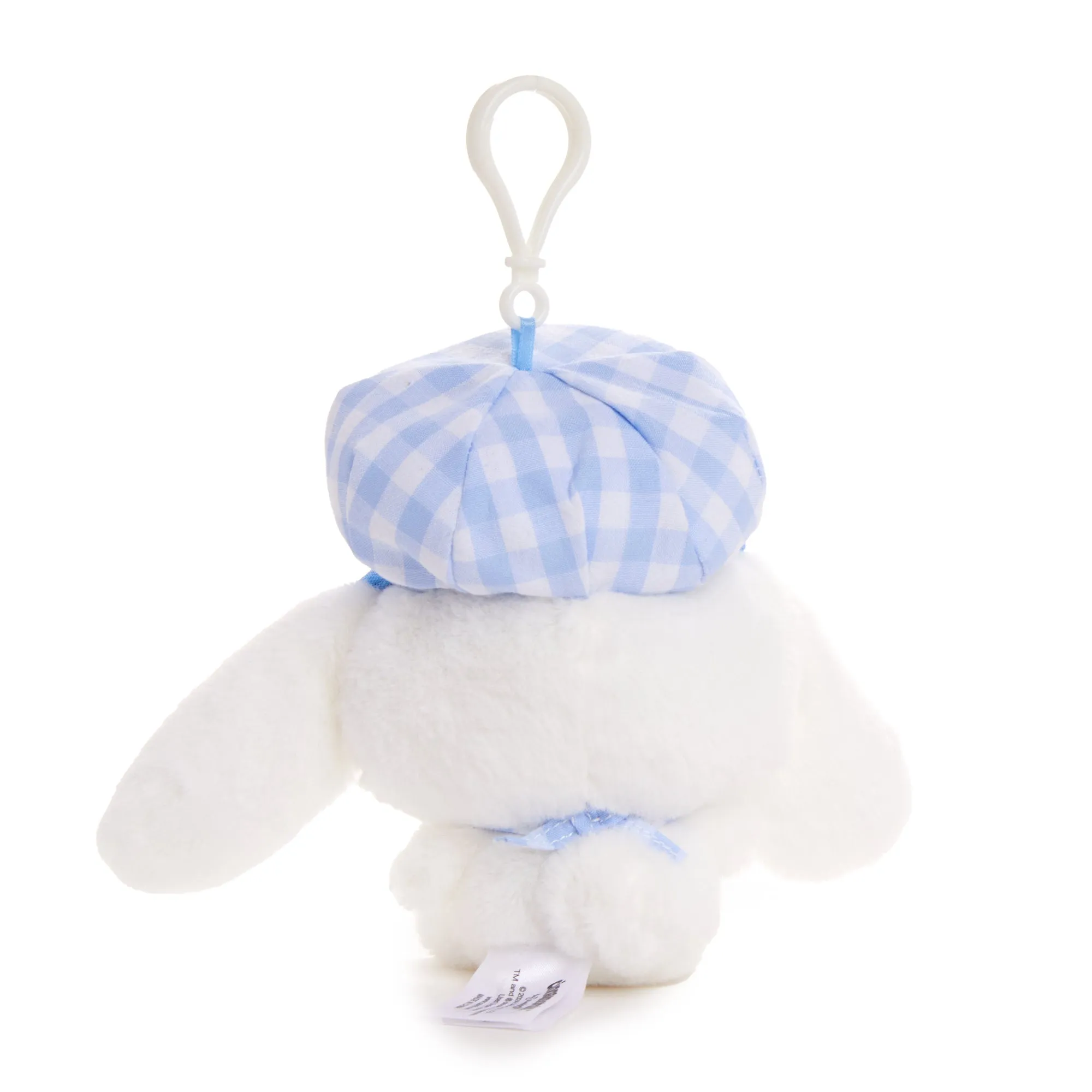 Cinnamoroll Plush Mascot Clip (Gingham Cap Series)