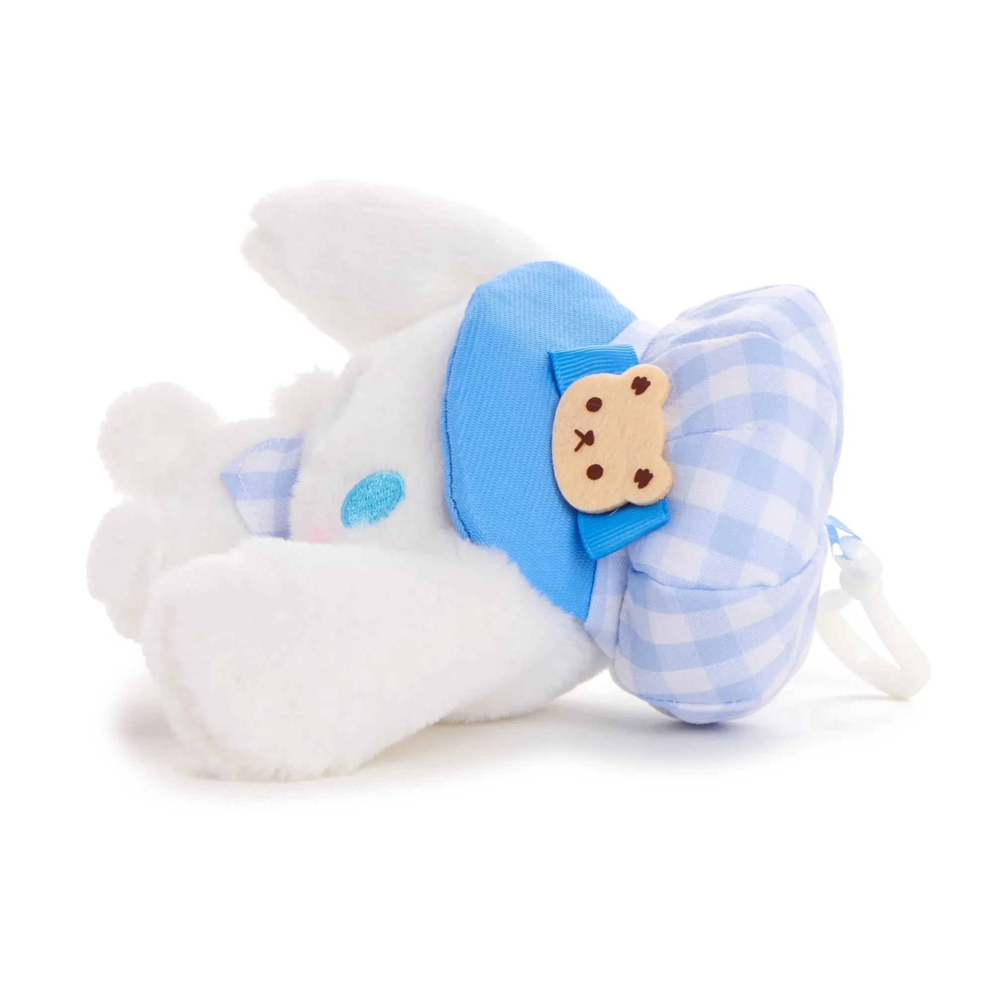 Cinnamoroll Plush Mascot Clip (Gingham Cap Series)