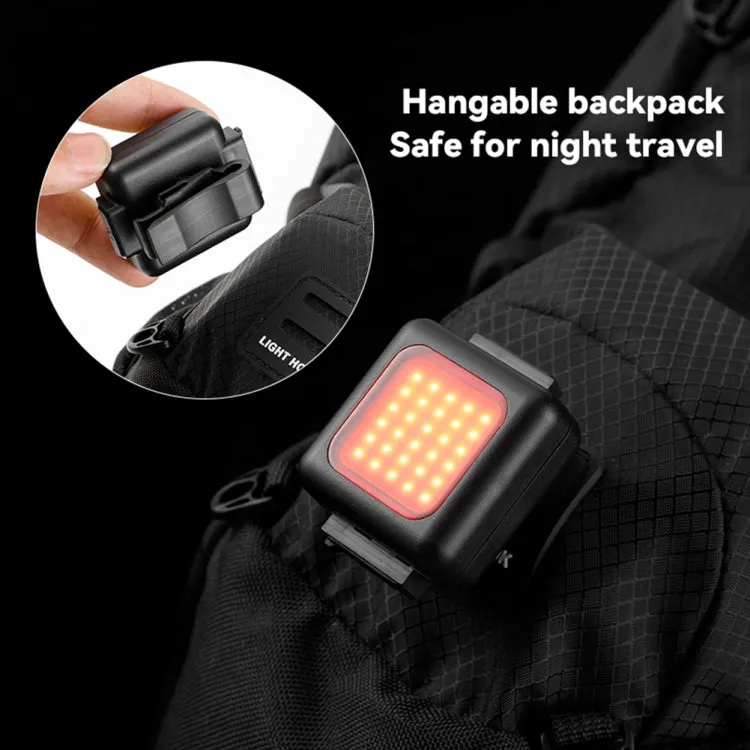 COB Lamp Beads Mini Mountain Bike Light USB Rechargeable Cycling Waterproof MTB Road Bike Lamp, Color: Red Taillight