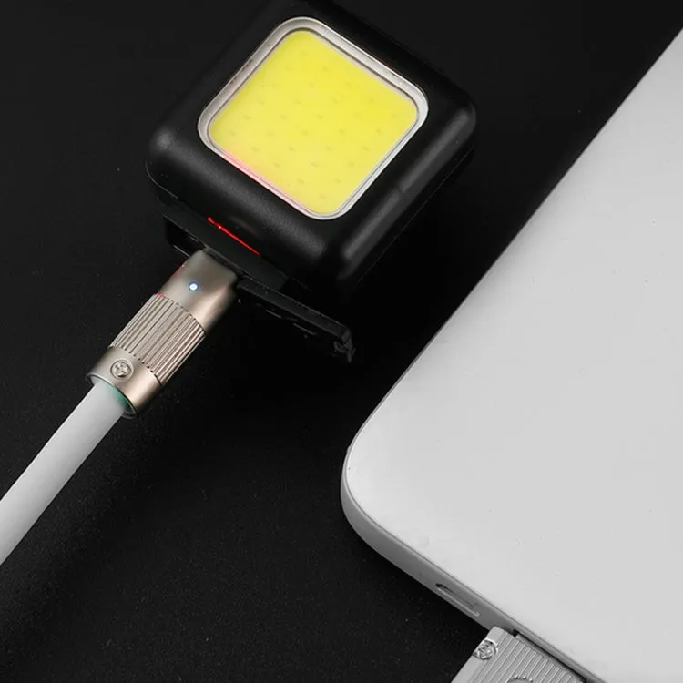 COB Lamp Beads Mini Mountain Bike Light USB Rechargeable Cycling Waterproof MTB Road Bike Lamp, Color: Red Taillight