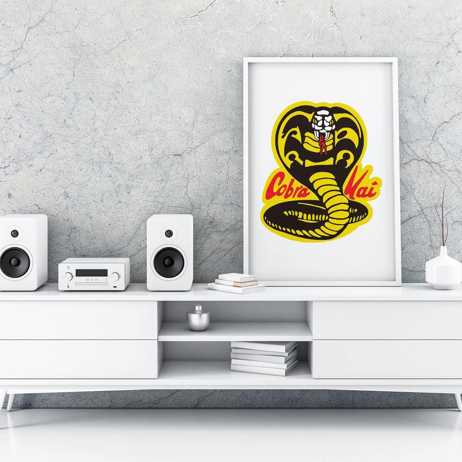 Cobra Kai 2018 Two Cobra Kai Karate Kid Posters Big Print Art Frame TV Saga Little Dragons A2 A3