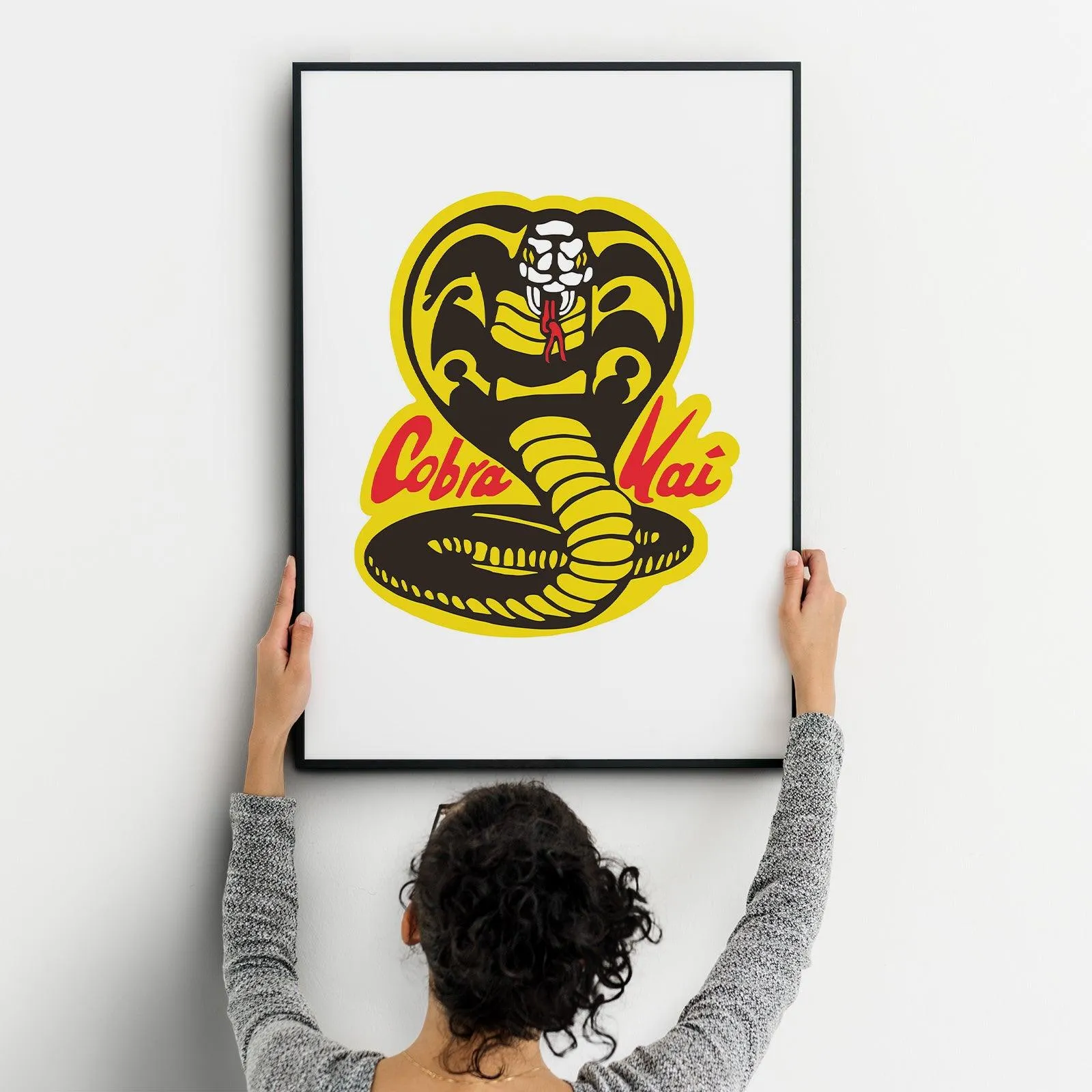 Cobra Kai 2018 Two Cobra Kai Karate Kid Posters Big Print Art Frame TV Saga Little Dragons A2 A3