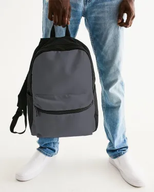 Dark Blue Gray Canvas Backpack | Dark Pale Blue Gray | C10M10Y0K80