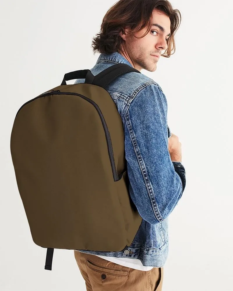 Dark Orange Brown Waterproof Backpack | Dark Pastel Orange Brown | C0M30Y60K80