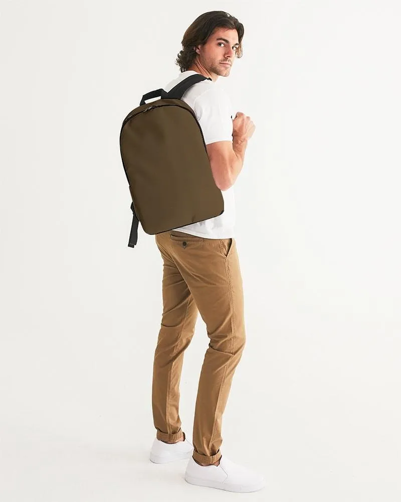 Dark Orange Brown Waterproof Backpack | Dark Pastel Orange Brown | C0M30Y60K80