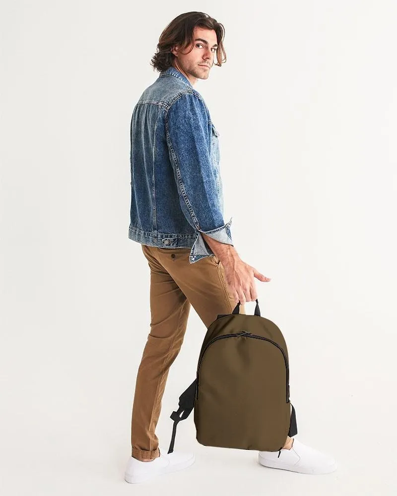 Dark Orange Brown Waterproof Backpack | Dark Pastel Orange Brown | C0M30Y60K80
