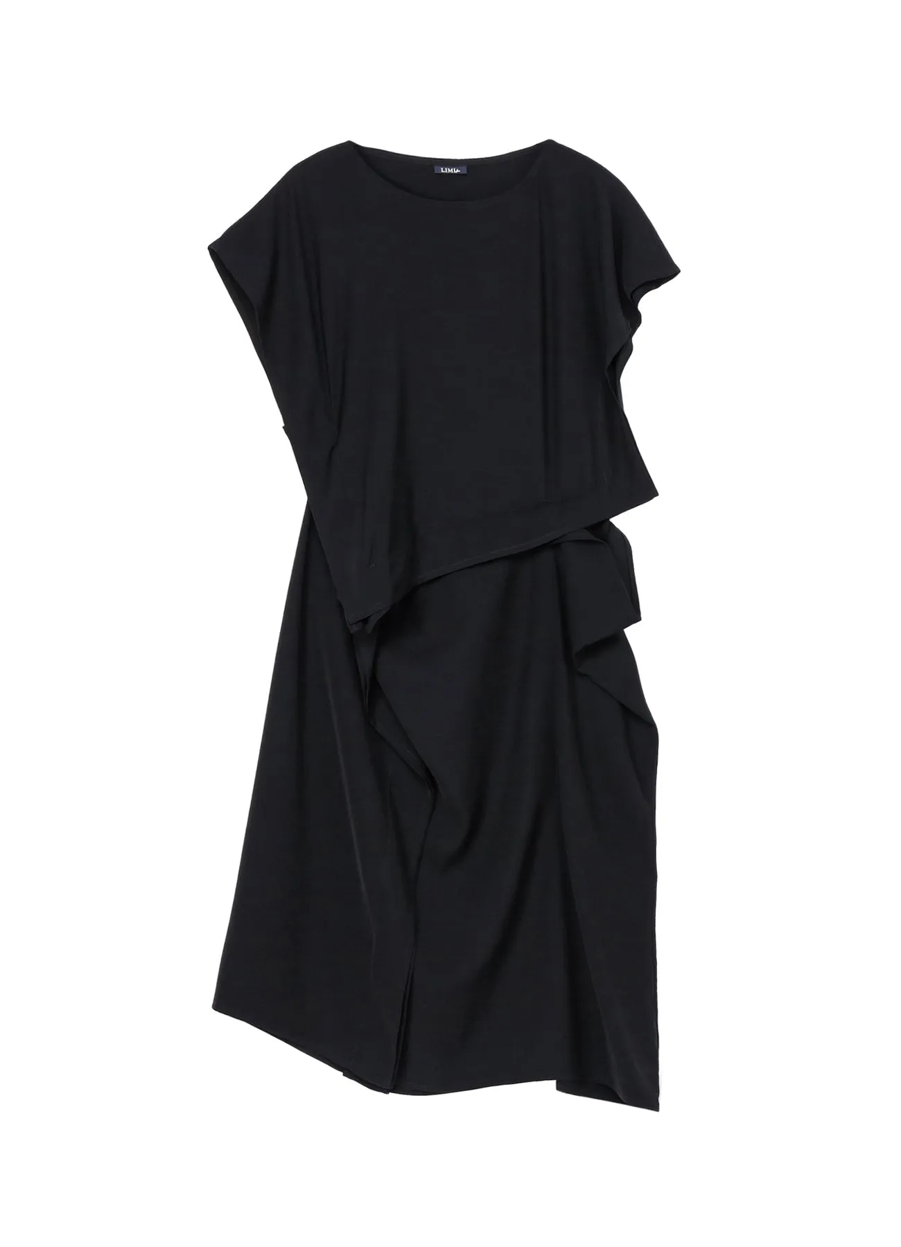DOUBLE SATIN SQUARE PANNEL DRESS