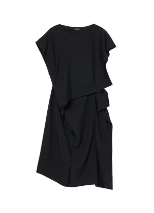 DOUBLE SATIN SQUARE PANNEL DRESS