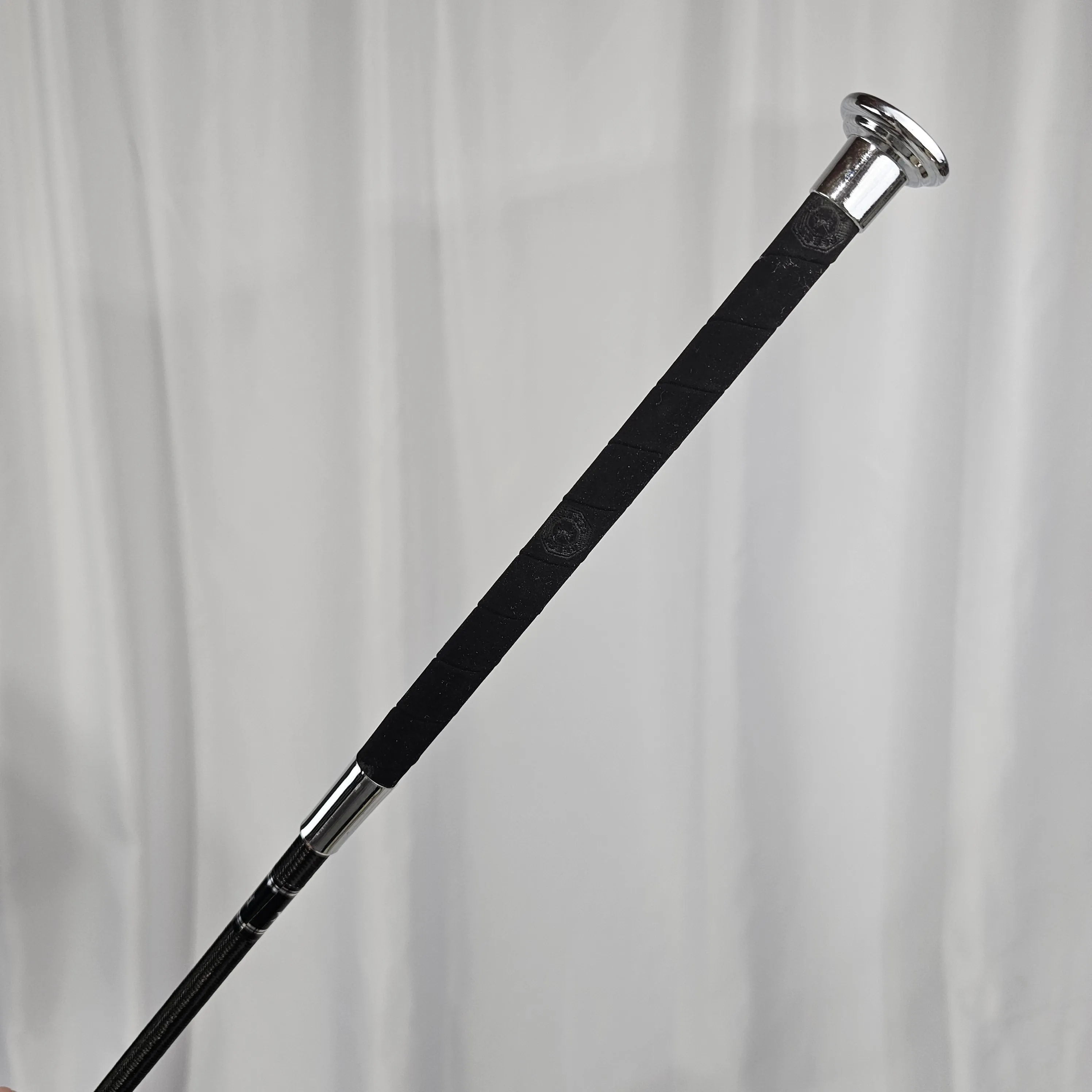 Dressage Whip with Nubuck Grip and Nickle Cap