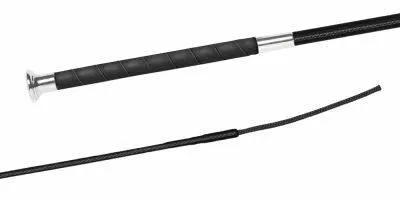 Dressage Whip with Nubuck Grip and Nickle Cap