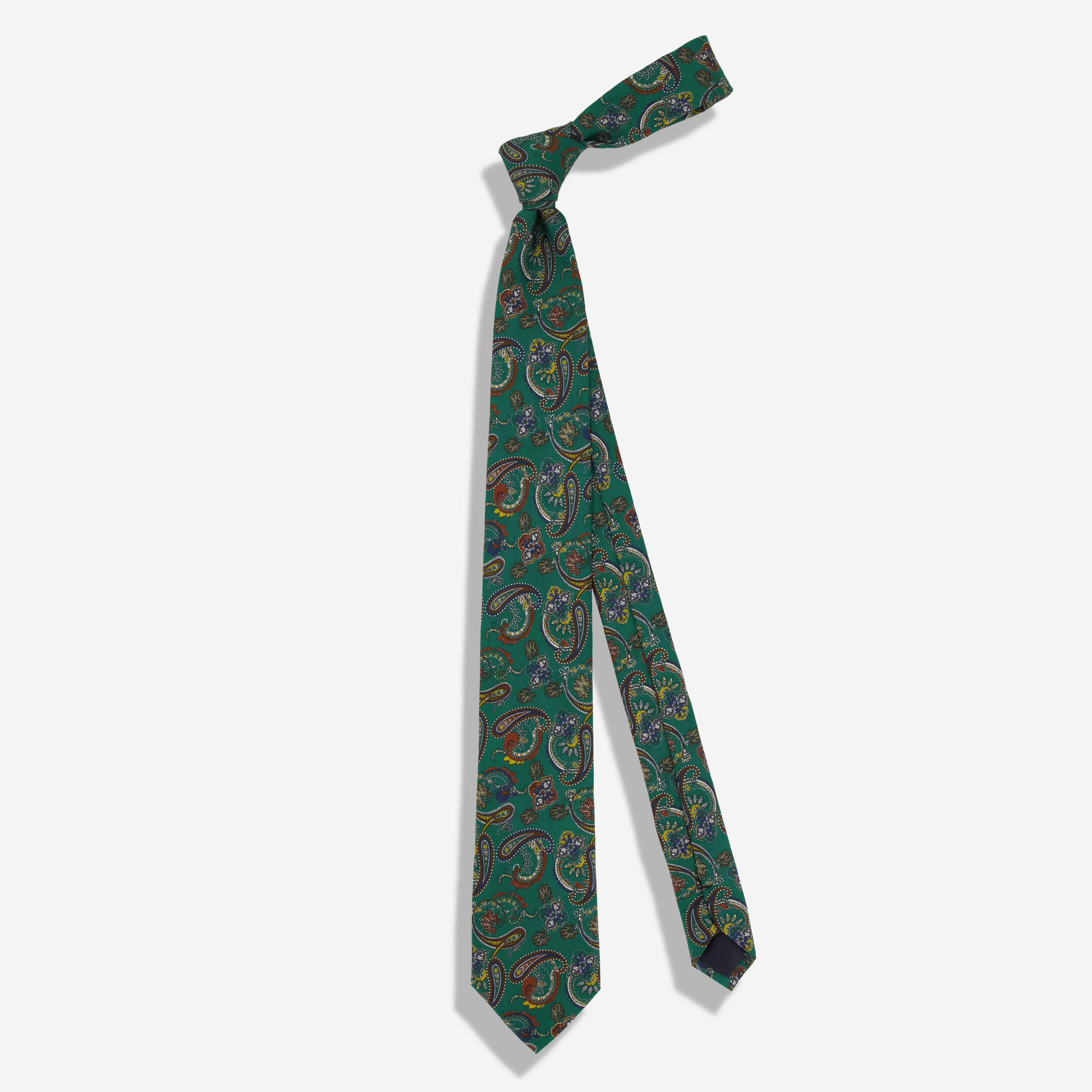 Kedzie Paisley Leaf Green Tie
