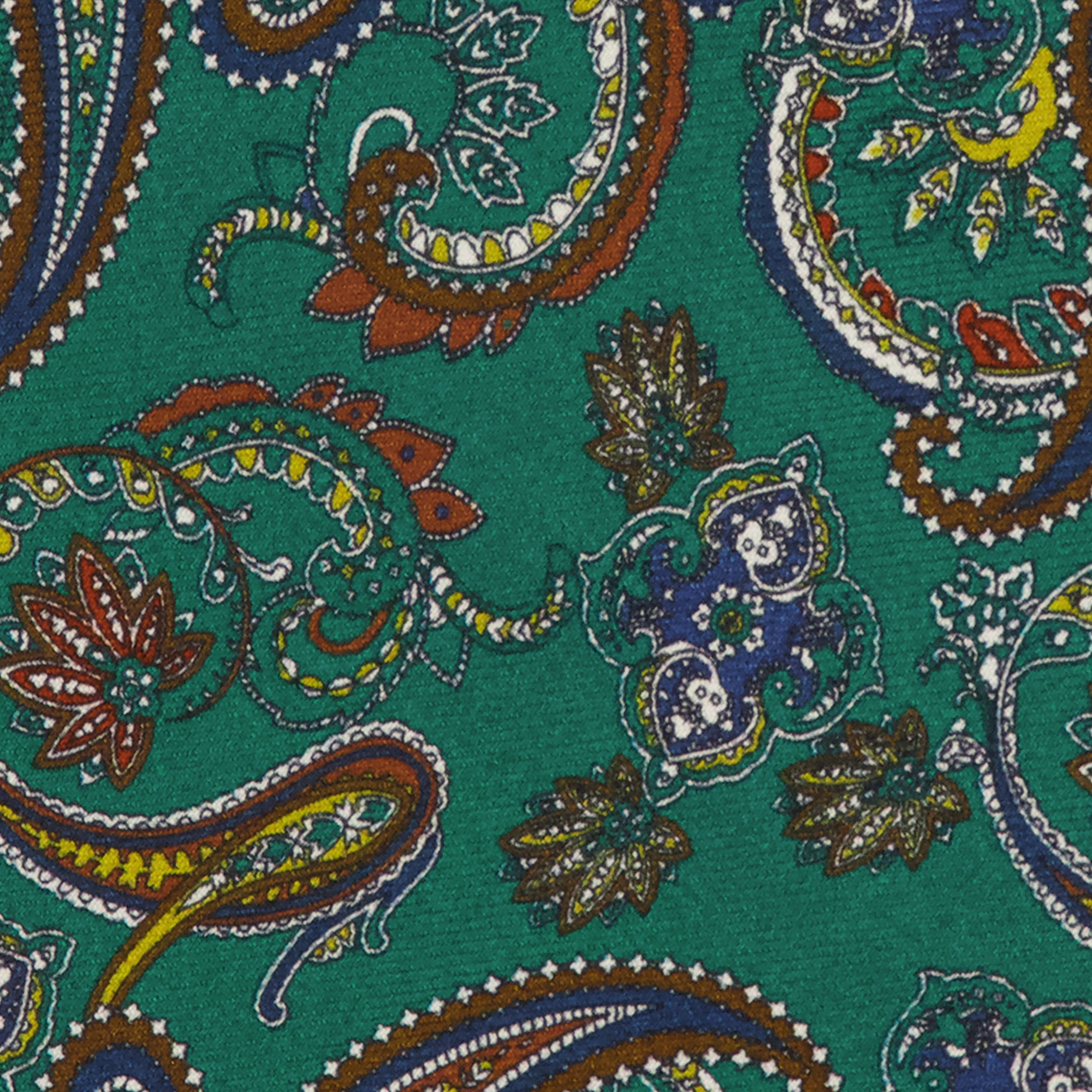 Kedzie Paisley Leaf Green Tie