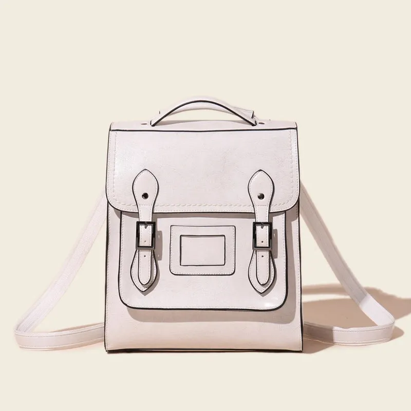 Leather Convertible Backpack Purse