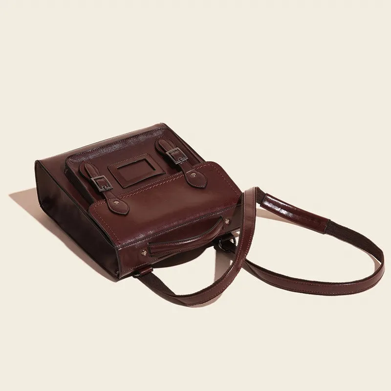 Leather Convertible Backpack Purse
