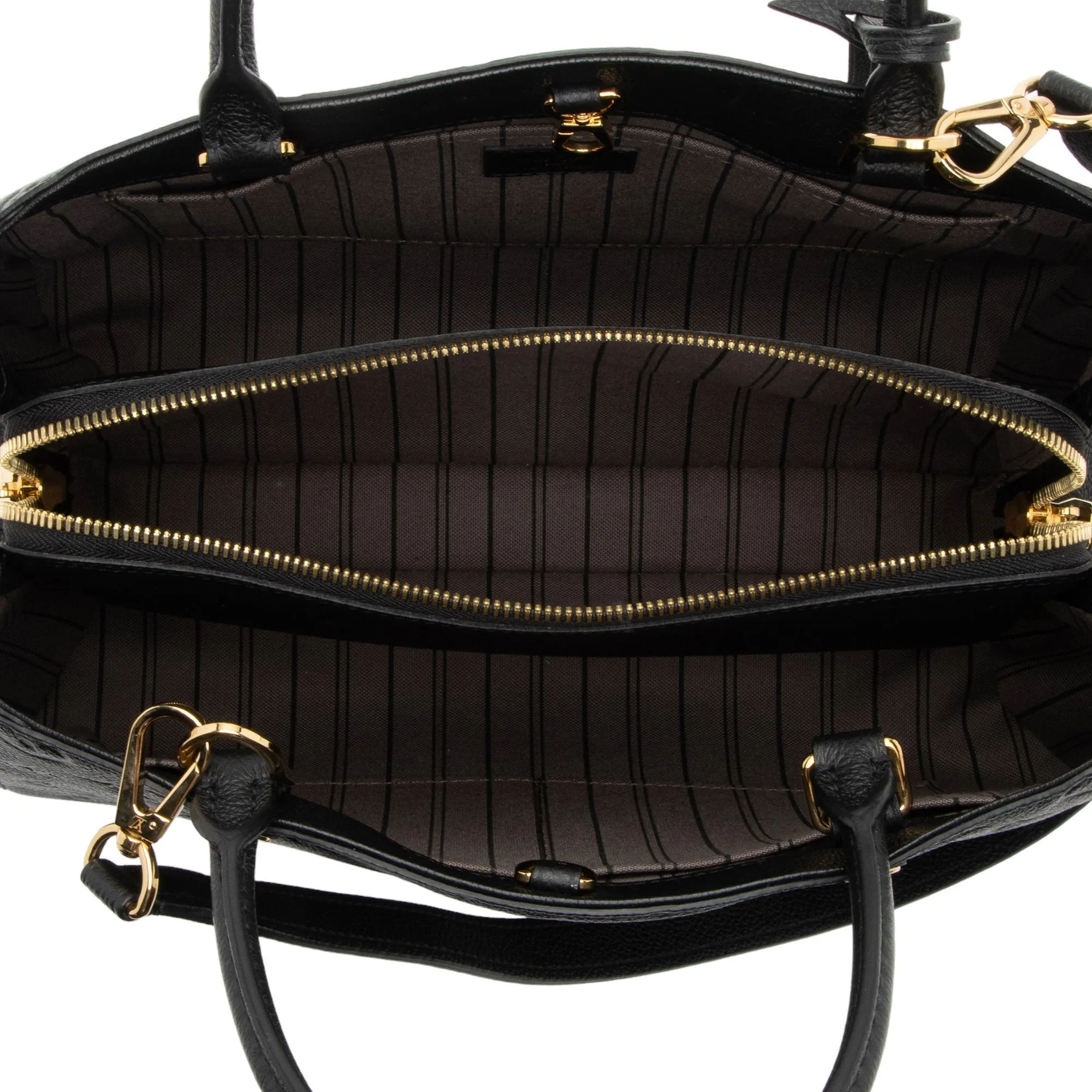 Louis Vuitton Monogram Empreinte Montaigne MM Satchel (SHF-VpKLcD)