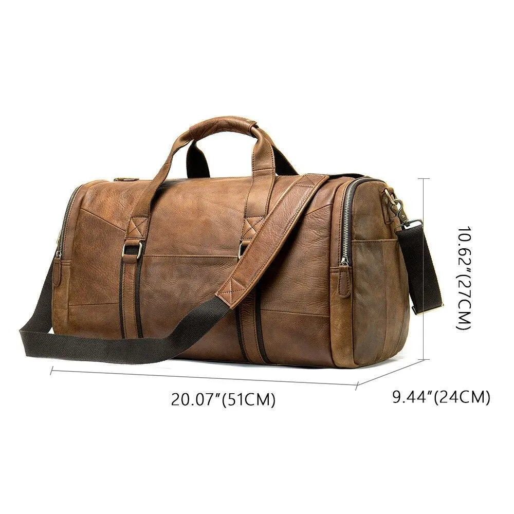 Mens Overnight Travel Bags Large Capacity Duffel Carryon