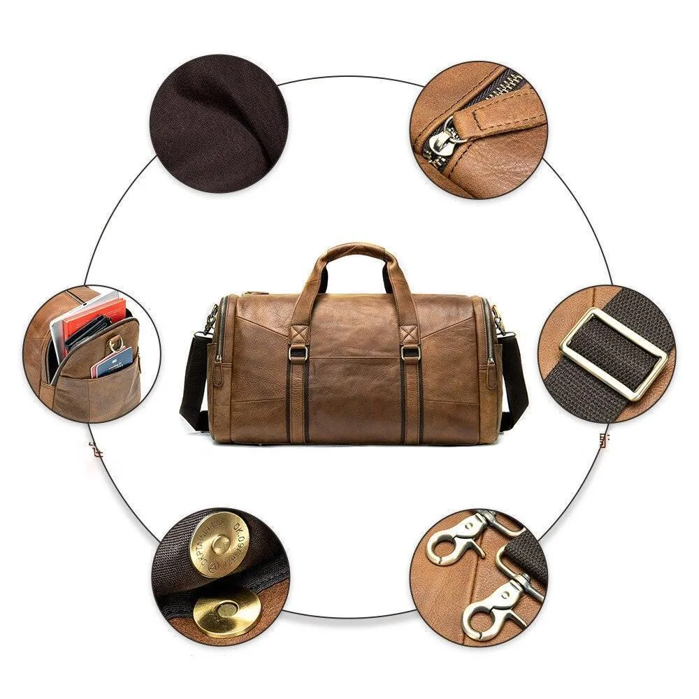 Mens Overnight Travel Bags Large Capacity Duffel Carryon