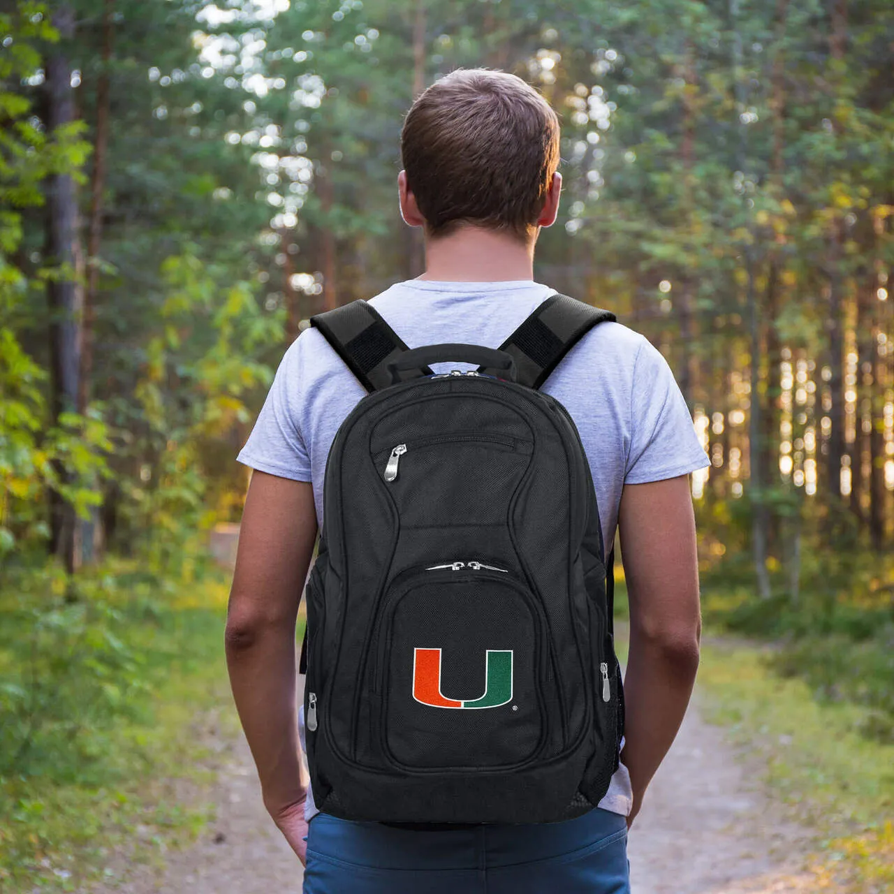 Miami Hurricanes Laptop Backpack Black