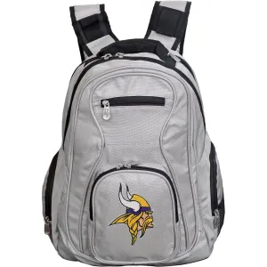 Minnesota Vikings Backpack | Minnesota Vikings Laptop Backpack- Gray