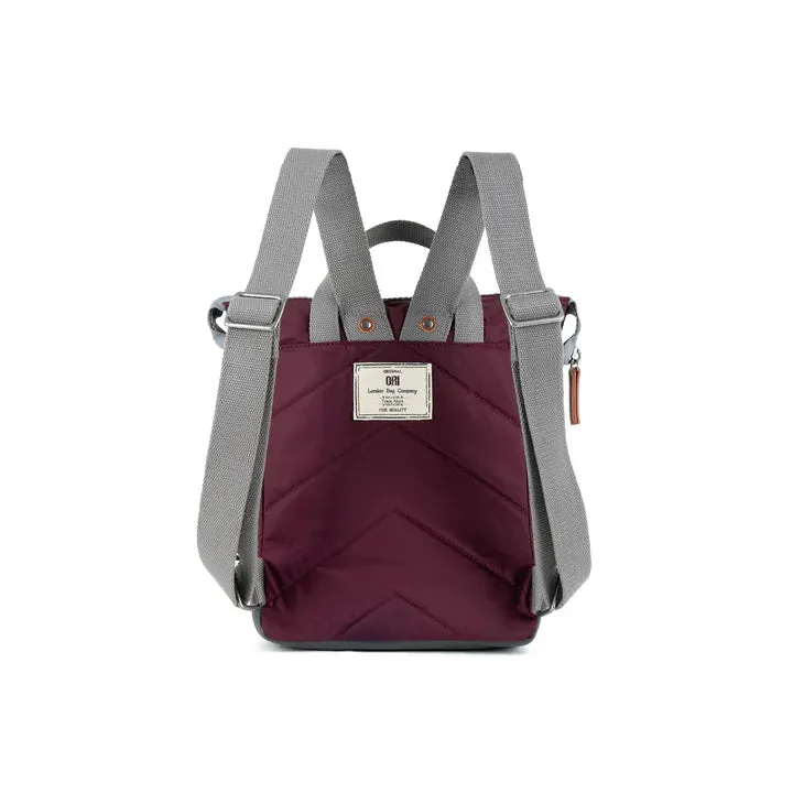 Ori London - Small Bantry B Backpack, Plum Recycled Nylon