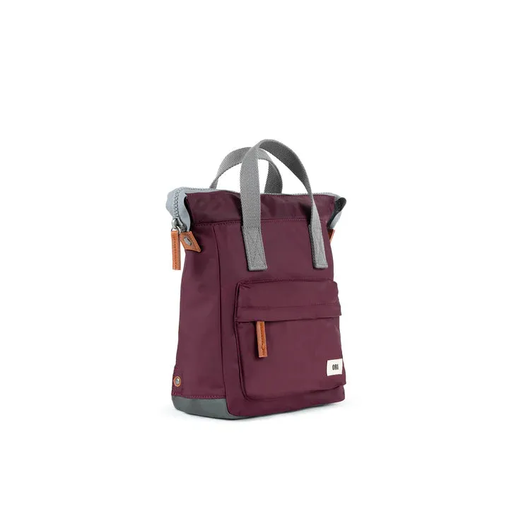 Ori London - Small Bantry B Backpack, Plum Recycled Nylon