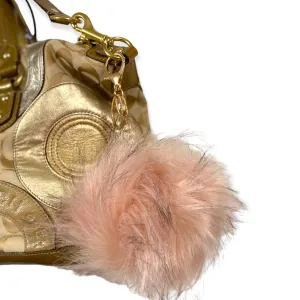 Pom Pom Handbag Keychain