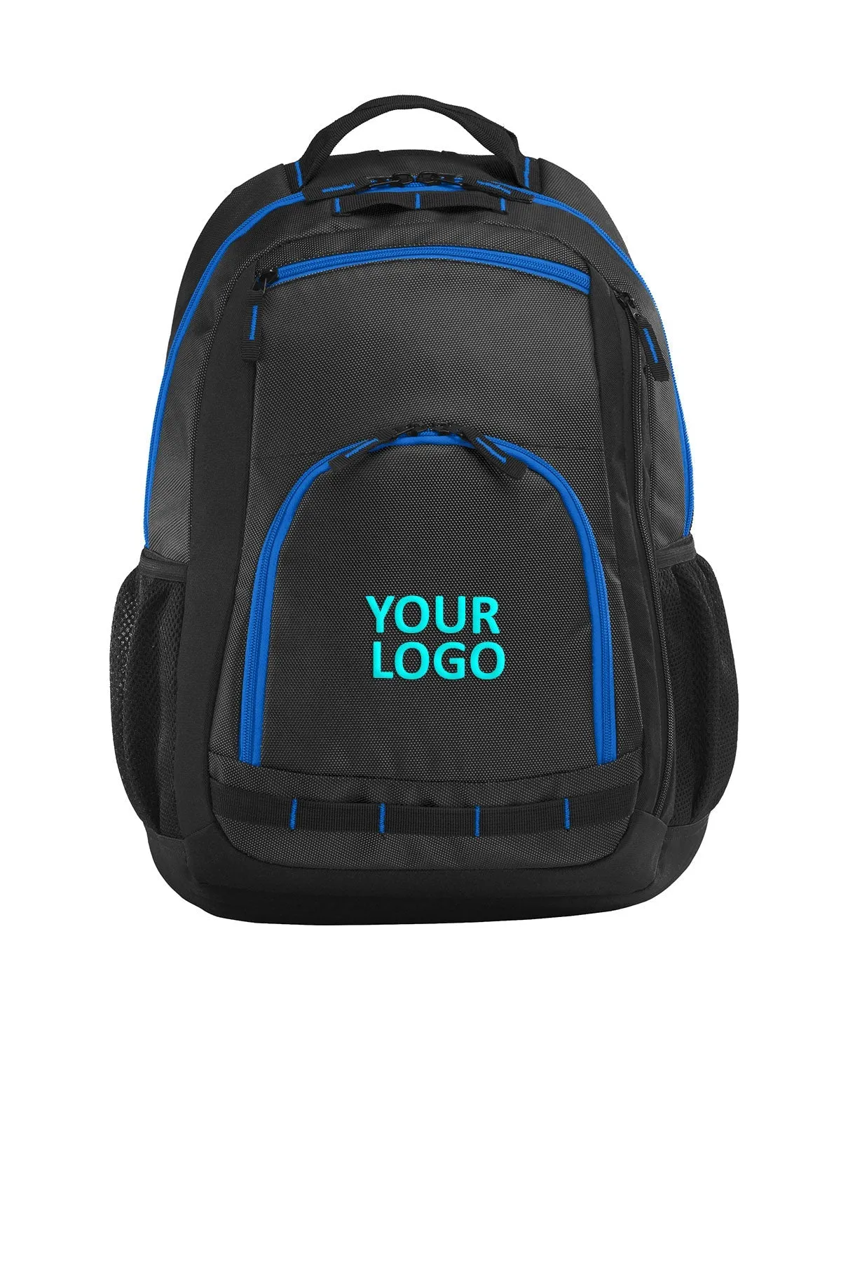 Port Authority Xtreme Custom Backpacks, Dark Grey/ Black/ Shock Blue