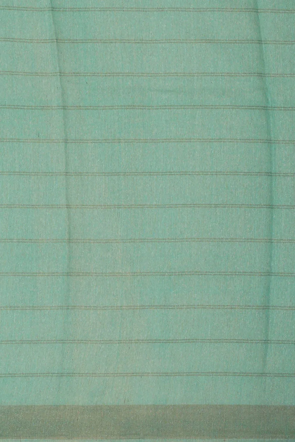 Printed Tussar Silk Sea Blue Saree