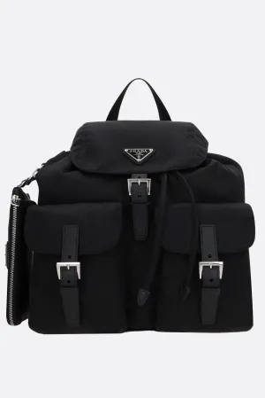 Re-Nylon Logo Backpack