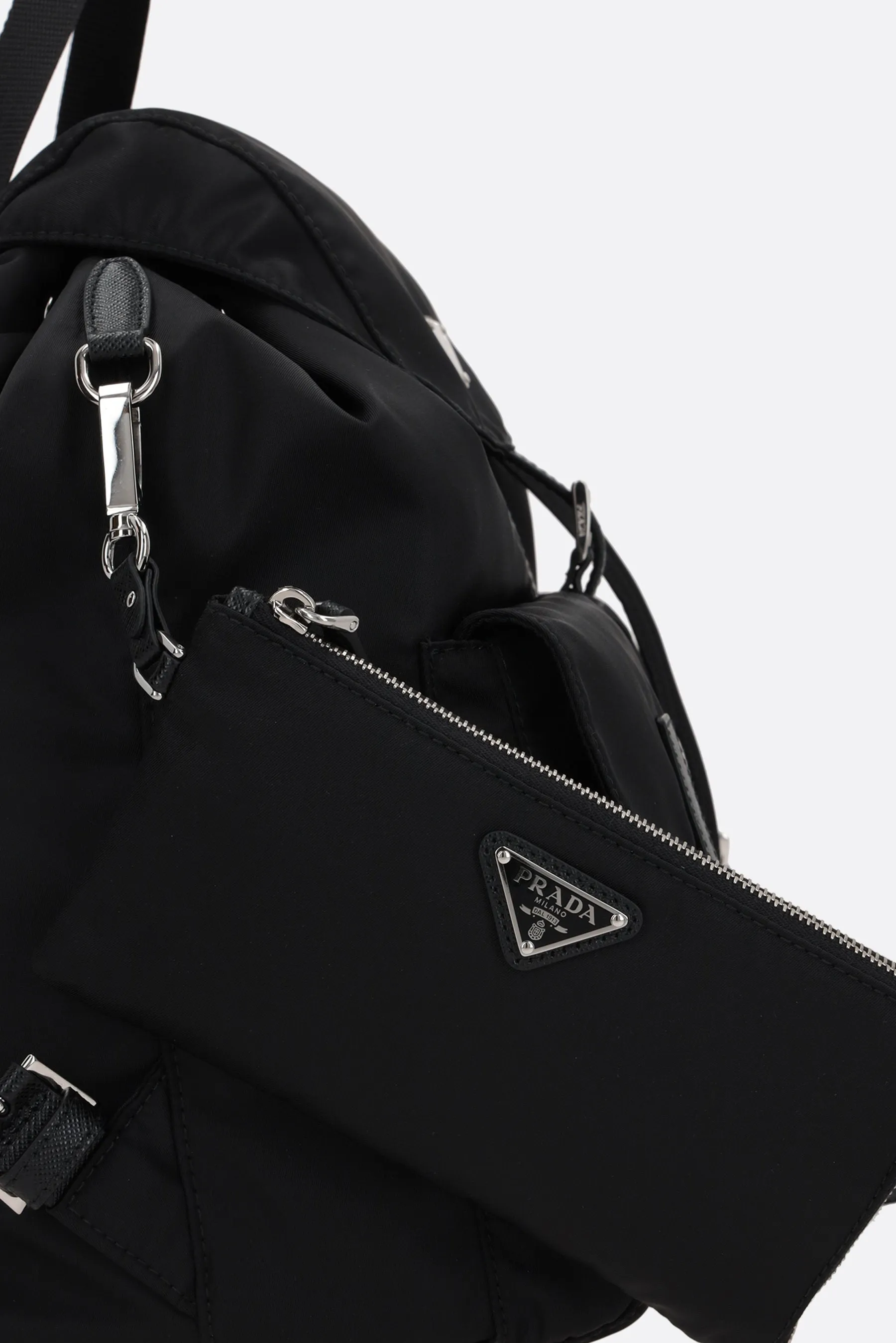 Re-Nylon Logo Backpack