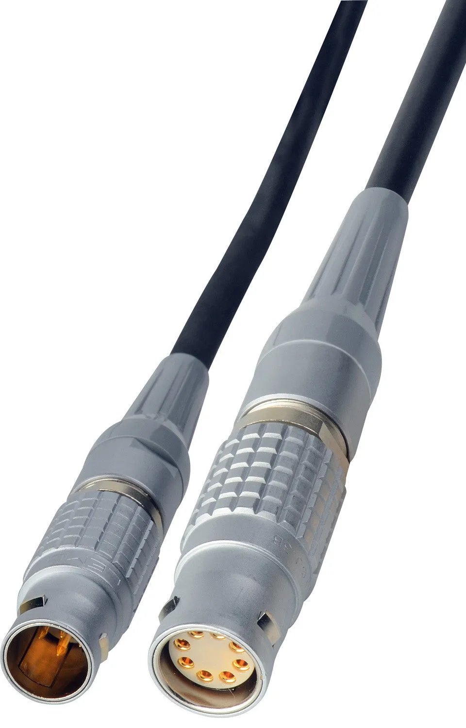 Red One to Power Distribution Box Power Cable  - Lemo 2B-6M to 3B-8F - 1 Foot