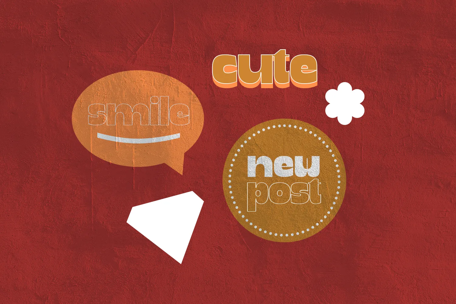 RELUME - Retro Bold with outline and shadow