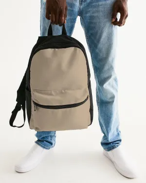 Shaded Pale Pastel Orange Brown Canvas Backpack | C0M15Y30K30