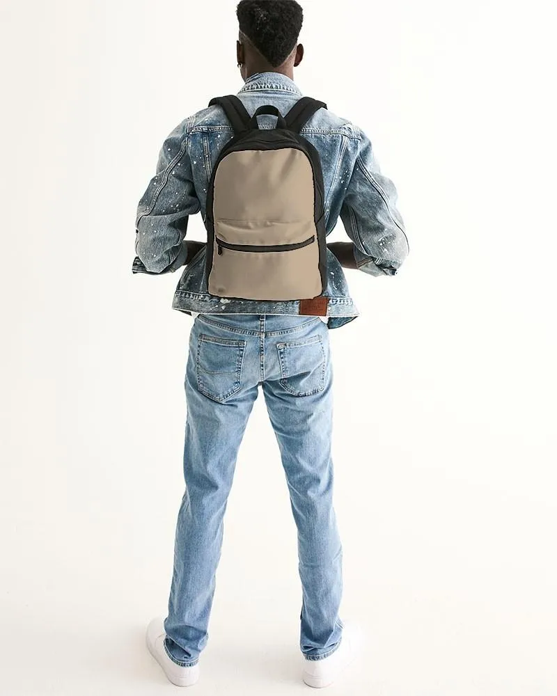 Shaded Pale Pastel Orange Brown Canvas Backpack | C0M15Y30K30