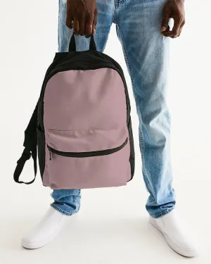 Shaded Pale Pastel Pink Brown Canvas Backpack | C0M30Y15K30