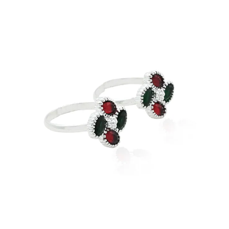 Silver Red and green Toering