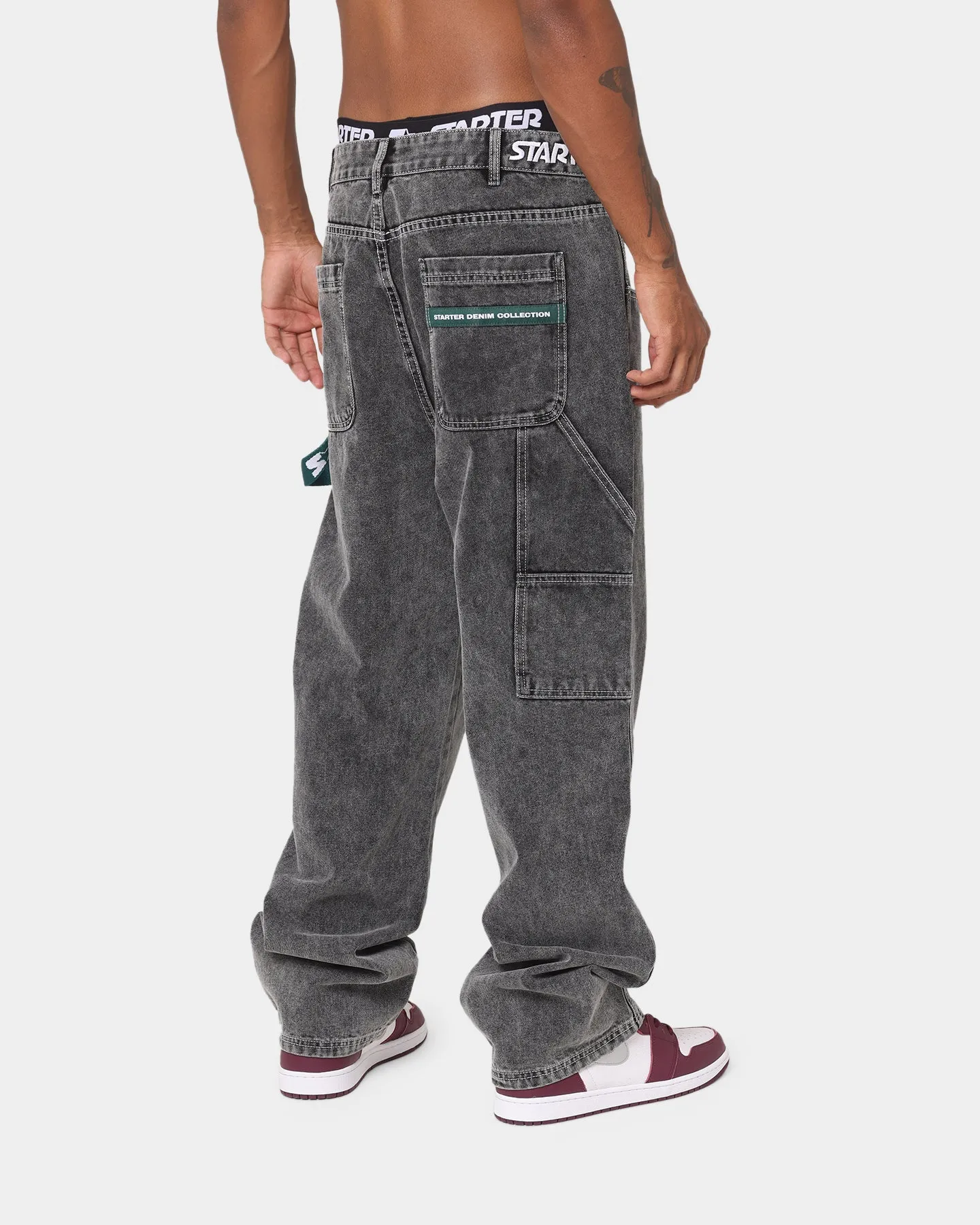 Starter Sideline Super Relaxed Jeans Washed Black
