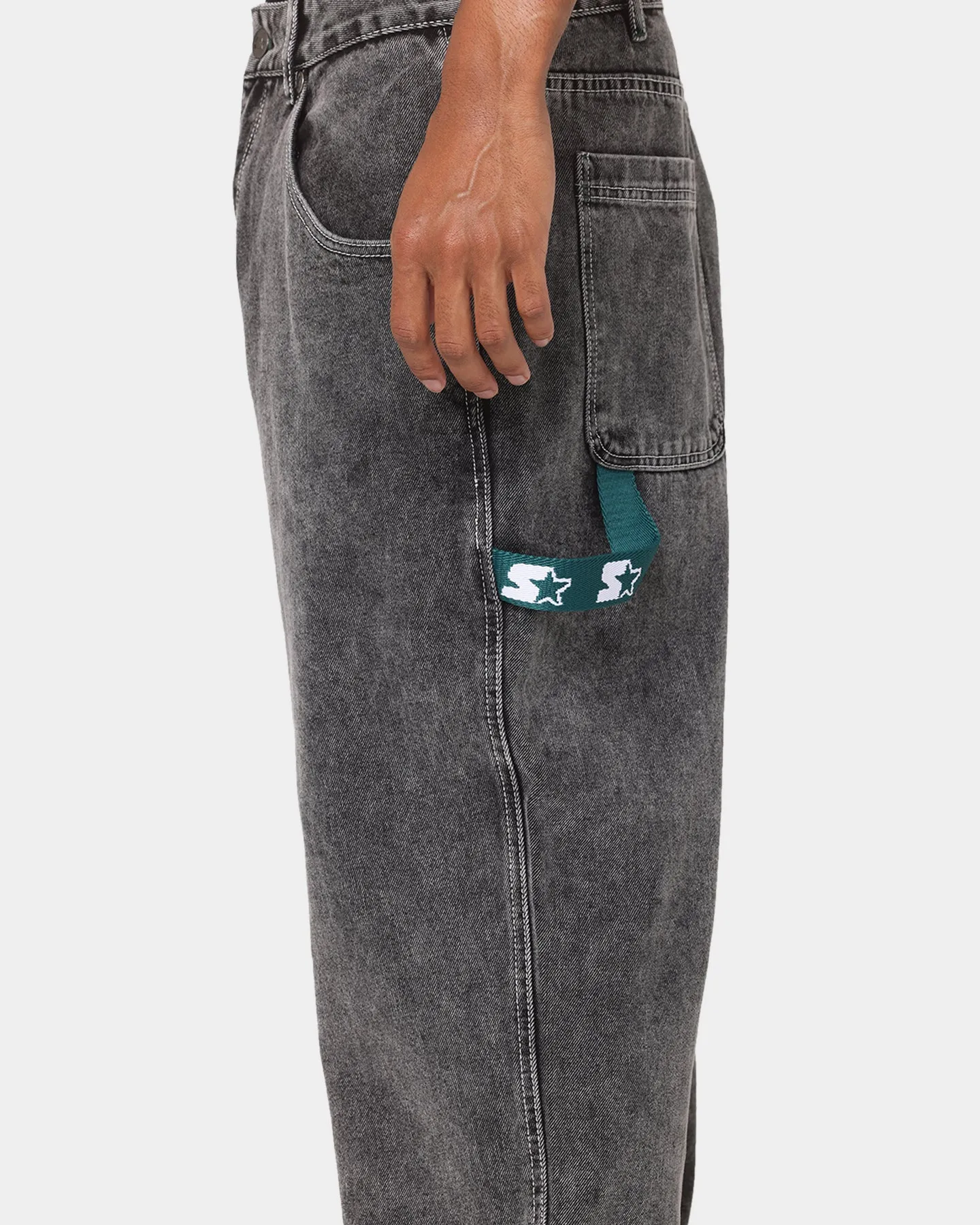 Starter Sideline Super Relaxed Jeans Washed Black