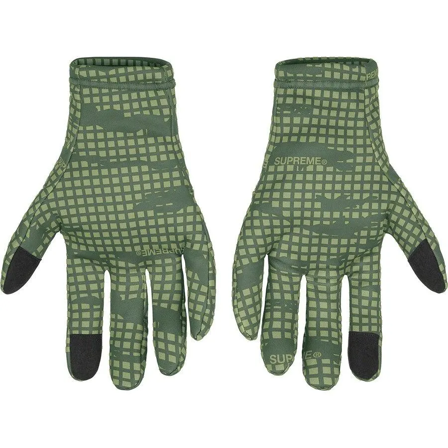 Supreme WINDSTOPPER® Gloves (Olive Grid)