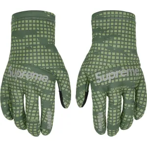 Supreme WINDSTOPPER® Gloves (Olive Grid)
